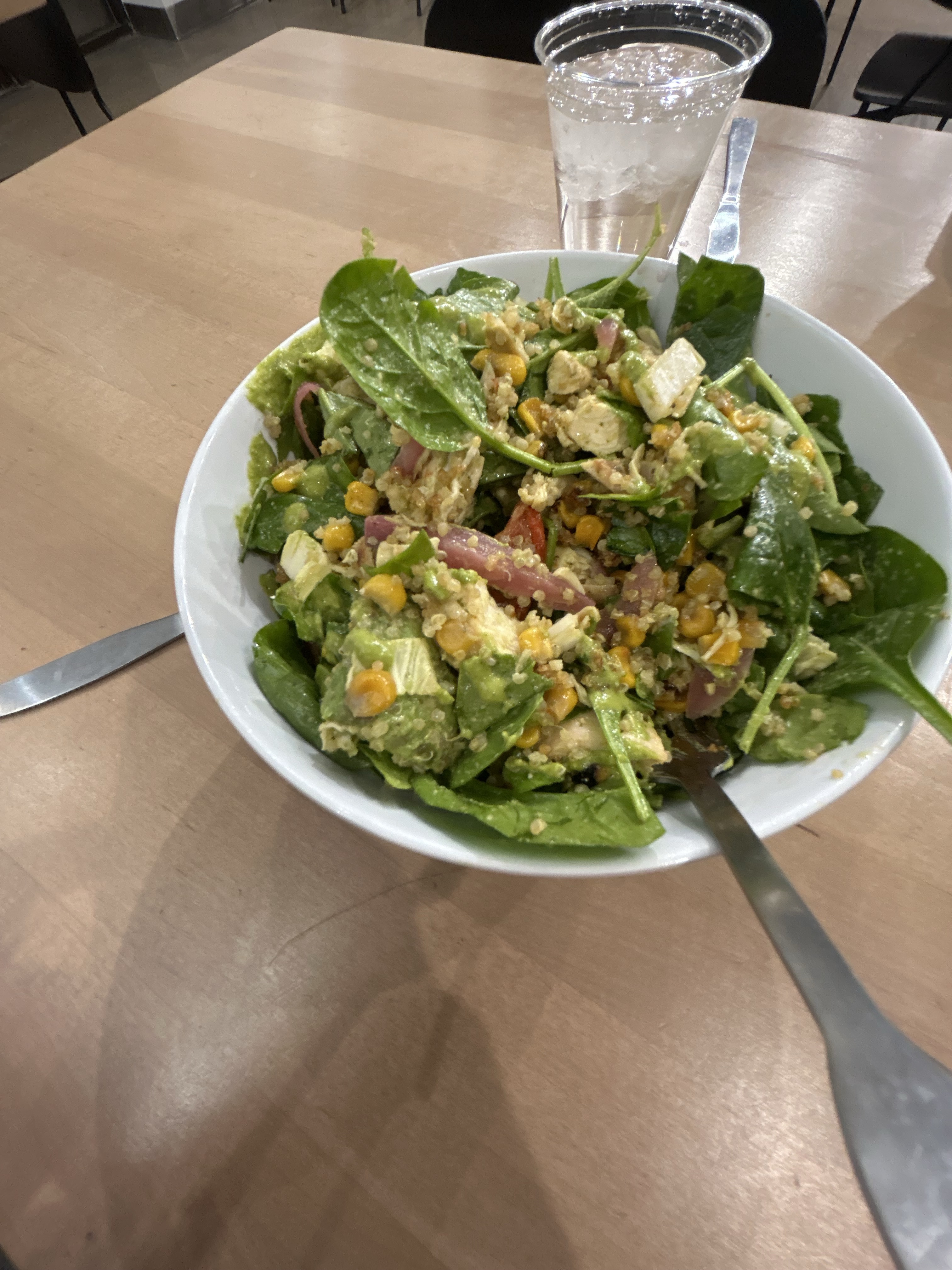 Quinoa Spinach Salad — nutrient-dense dinner