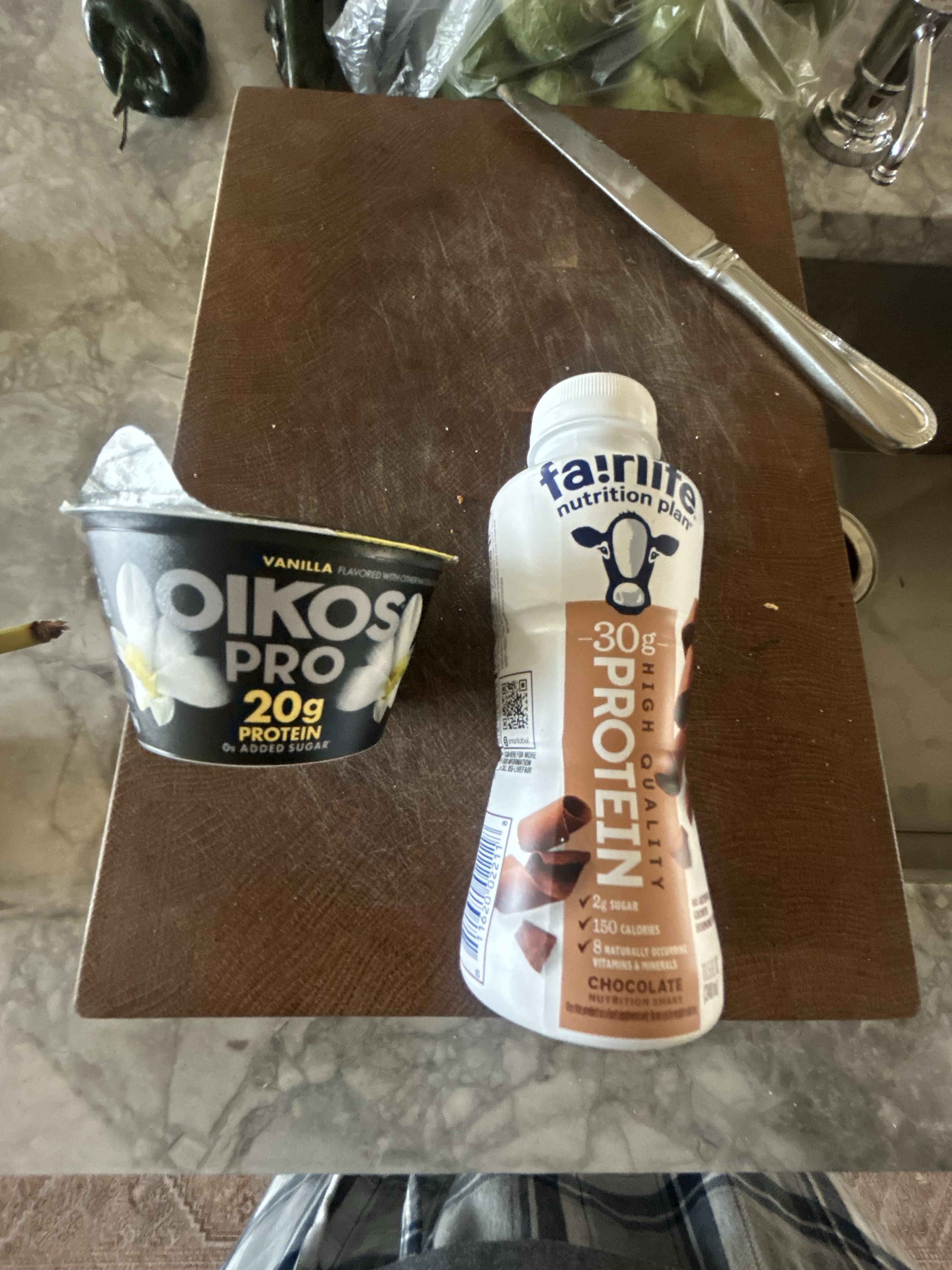 Vanilla Choco Protein — quick high protein breakfast