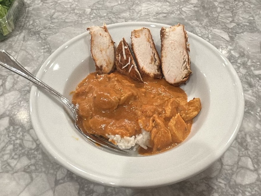 Chicken Tikka with Rice — balanced meal